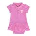 Girls Infant Garb Pink Texas Tech Red Raiders Caroline Cap Sleeve Polo Dress