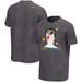 Men's Black David Bowie Aladdin Sane Rainbow Washed T-Shirt