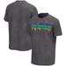 Men's Black Def Leppard Rainbow Logo Washed T-Shirt