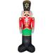 Gemmy Industries Airblown-Mixed Media-Luxe Nutcracker Polyester in Brown/Green/Red | 96.06 H x 36.22 W x 27.56 D in | Wayfair G-881901