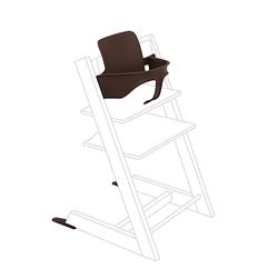 Tripp Trapp Baby Set from Stokke, Walnut - Convert The Tripp Trapp Chair into High Chair - Removable Seat for 6-36 Months - Compatible with Tripp Trapp Models After May 2006