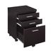 Latitude Run® 3-Drawer Mobile Vertical Filing Cabinet Wood in Brown | 25.5 H x 18 W x 17.75 D in | Wayfair 370E1E4143E748928DFFBBF8C40D86EE