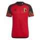 adidas Belgium Home Shirt 2022 2023 Adults - Red