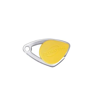 Intratone - Elektronischer Ausweis gelb - Mifare-Badge aus Edelstahl 08-0105 (wird nur vom Image