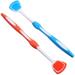 Dental Tools Tongue Cleaner Tongue Brush 2pcs Professional Tongue Scraper Portable Tongue Cleaners Ultra- Soft Tongue Scrap Cleaning Tools Help Fight Bad Breath Dental Tools Tongue Cleaner