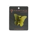 Hairitage Large Butterfly Claw Hair Clip for Women & Girls | for All Hair Types Banana Barrette | French Butterfly Hair Clip | Green Ombre 1PC