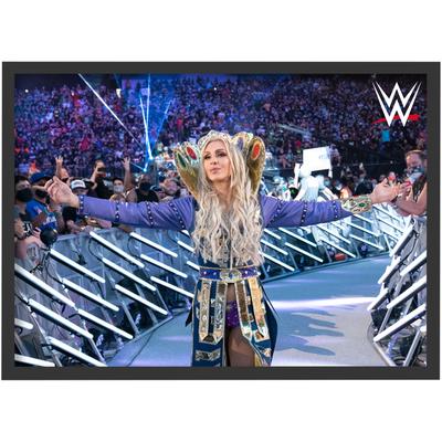 WWE Charlotte Flair Eingangsposter – gerahmt A3 Image