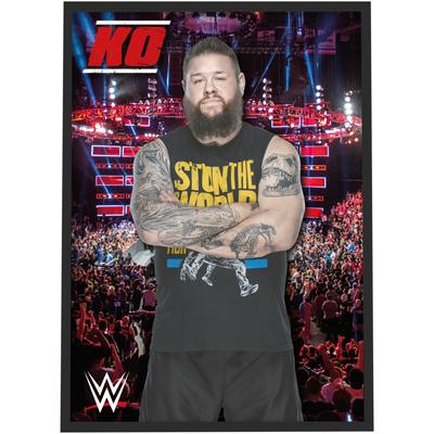 WWE Kevin Owens Crowd Poster – gerahmt A3 Image
