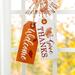 Glitzhome 24"H Hello Fall or Give Thanks Welcome Wooden Door Hanger