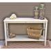 Bridgeport Outdoor Wood Patio Console Bar Table - Off-Whtie