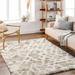 Hauteloom Jase Living Room Bedroom Area Rug - Plush Pile - Orange Brown Gray - 7 10 x 10 3