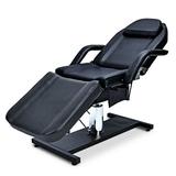 Paddie Hydraulic Facial Bed Chair Tattoo Table with Storage Pocket Adjustable Swivel for Lash Extensions Spa Beauty Salon Equipment Black