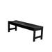 highwood Eco-Friendly Lehigh 5-Foot Outdoor Picnic Bench Black