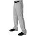 Alleson Athletic 605WLBY Youth Baseball Pant with Braid - Gray Forest