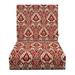 RSH DÃ©cor Indoor Outdoor Foam Back Deep Seating Chair Cushion Set 24â€� x 24â€� x 5â€� Seat and 24â€� x 21â€� x 3 Back Ashmore Red