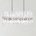 Serephina 30" Crystal Rectangle Chandelier Lt