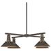 Henry 8.2" High 4-Light Coastal Dark Smoke Outdoor Pendant