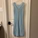 Athleta Dresses | Athleta Sky Blue Crochet Lined Dress | Color: Blue | Size: S