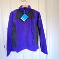 Columbia Jackets & Coats | New Columbia Womens Eclipse Bay Hybrid Fleece Full Zip Jacket S Nwt Purple | Color: Black/Purple | Size: S