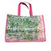 Lilly Pulitzer Bags | Lilly Pulitzer Reusable Shopper Tote Bag | Color: Green/Pink | Size: Os