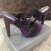 Jessica Simpson Shoes | Jessica Simpson Purple Platform Heels | Color: Black/Purple | Size: 9