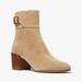 Michael Kors Shoes | Michael Michael Kors Kenya Suede Block Heel Booties - Beige | Color: Cream/Tan | Size: 10