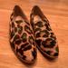 Madewell Shoes | Madewell Leopard Print Calf Hair Leather Loafers | Color: Black/Tan | Size: 6