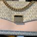 Michael Kors Bags | Michael Kors Lita Medium Two-Tone Logo Crossbody Bag | Color: Gold/Pink | Size: Os