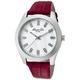 Womens Kenneth Cole York MOP Crystals Leather Large Watch KC2681