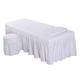 Hipeya Massage Sheet Cover, SPA Massage Couch Cover with Face Hole, Beauty Bedspreads Bed Skirt Pillow Case Stool Cover Spa Massage Bed Cover -White||190 * 80cm square head