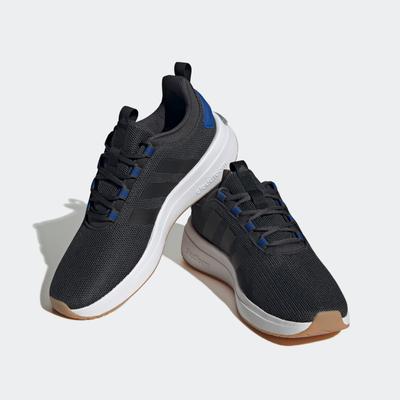 Sneaker ADIDAS SPORTSWEAR "RACER TR23", Gr. 43, bunt (carbon, core schwarz, royal blau), Synthetik, Textil, sportlich, S