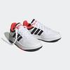 Sneaker ADIDAS SPORTSWEAR "HOOPS", Gr. 32, bunt (cloud weiß, core schwarz, bright rot), Synthetik, Textil, sportlich, Schuhe