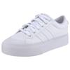 Sneaker ADIDAS SPORTSWEAR "BRAVADA 2.0 PLATFORM", Gr. 38,5, weiß (cloud weiß, cloud weiß, chalk weiß), Textil, sportlich, Schuhe, Design auf den Spuren des adidas Nizza