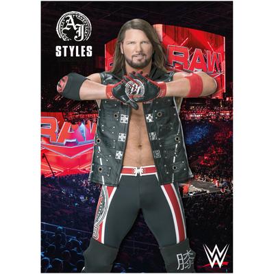 WWE AJ Styles Crowd Poster – ungerahmt A3 Image