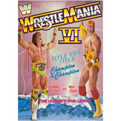 WWE WrestleMania Ultimate Warrior and Hulk Hogan Poster- Ungerahmt A3 Image