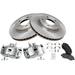 2008, 2010-2011, 2016 Mitsubishi Lancer Front Brake Pad Rotor and Caliper Set - TRQ BKA25244