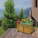 Freeport Park® Humberwood Wood Planter Box Wood in Brown | 16 H x 24 W x 14 D in | Wayfair E26C7222C95844A2A0678B9325848055