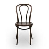 GAR Bentwood VS Side Chair Wood in Brown | 35 H x 16.25 W x 21.75 D in | Wayfair GB-118 VS SIDE CHAIR - Walnut LQ