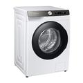Samsung Waschmaschine, 8 kg, 1400 U/min, Ecobubble, Automatische Waschmittel- und Weichspülerdosierung, Weiß/Schwarz, WW8ET534AATAS2