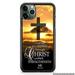 Jesus Bible Verse Cross Christian Slim Hard Rubber Custom Case For iPhone 12 Pro Max