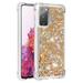 Case for Samsung Galaxy S20 FE 5G/4G Bumper Cover Sparkly Glitter Bling Flowing Liquid