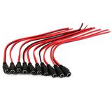 10Pack Female Connectors 5.5*2.1 Power s Cable ( & negative) for Led Driver