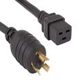 SANOXY Cables and Adapters; 8ft 12 AWG 20A 250V Heavy-Duty Power Cord (NEMA L6-20P to IEC 320 C19) Black