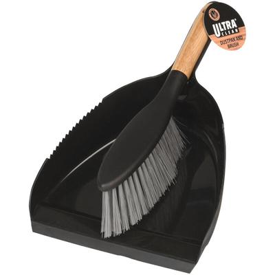 Ultra Clean - Set Besen und Schaufel aus Bambus Image