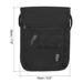 2pcs Neck Wallet Travel Pouch, Passport Holder RFID Blocking, Black