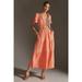 Anthropologie Dresses | Anthropologie The Somerset Maxi Dress: Linen Edition | Color: Orange | Size: Xs