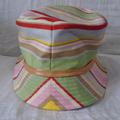 Coach Accessories | Coach Multicolor Pastel Stripes Soho Crusher Bucket Hat Women Size M/L Nwt | Color: Pink/Yellow | Size: M/L