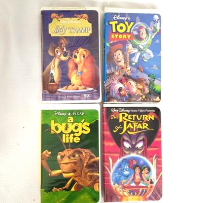 Disney Cameras, Photo & Video | Disney Vhs, Bugs Life, Lady And The Tramp, Toy Story, The Return Of Jafar | Color: Red | Size: Os
