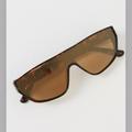Free People Accessories | Free People To The Races Shield Sunglasses | Color: Brown | Size: Os