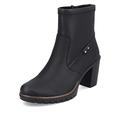 Rieker Women Ankle Boots Y2558, Ladies Bootees,Low Boots,Boots,Half Boots,Bootie,Lined,Winter Boots,Black (Schwarz / 00),40 EU / 6.5 UK